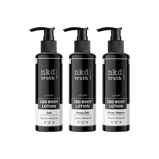 NKD 100mg CBD Luxury Body Lotion 200ml (BUY 1 GET 1 FREE)