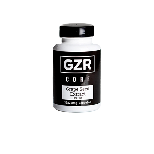 GZR 750mg Grape Seed Extract Capsules - 30 Capsules