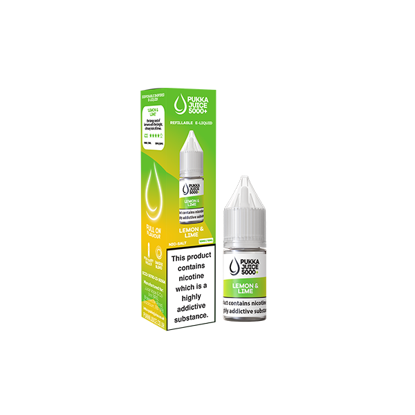 10mg Pukka Juice 5000+ 10ml Nic Salt (50VG/50PG)