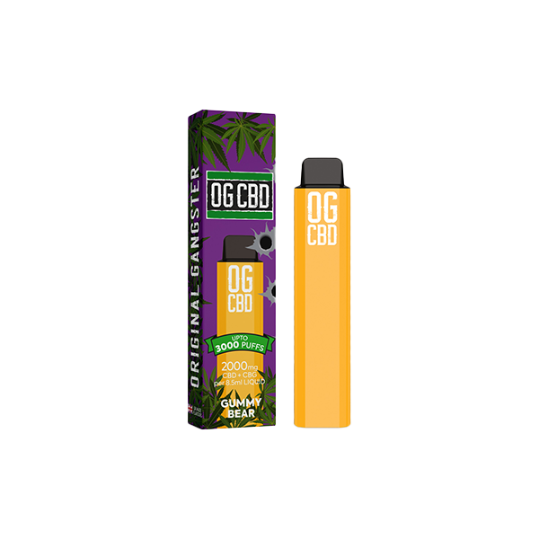 Darwin CBD OG CBD 2000mg Disposable Vape 3000 Puffs