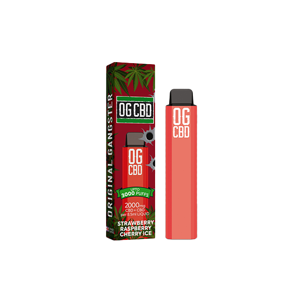 Darwin CBD OG CBD 2000mg Disposable Vape 3000 Puffs