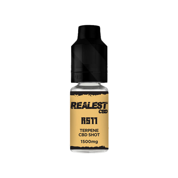 Realest CBD 1500mg Terpene Infused CBD Booster Shot 10ml (BUY 1 GET 1 FREE)