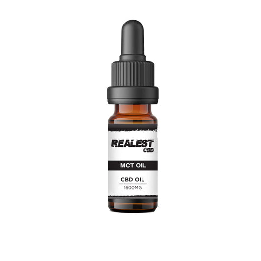 Realest CBD 1600mg Broad Spectrum CBD 10ml MCT Oil (BUY 1 GET 1 FREE)