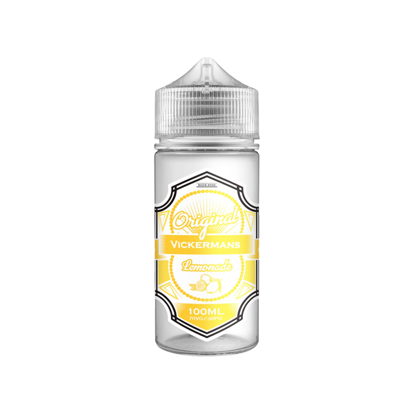 Vickermans Lemonade 100ml Shortfill 0mg (70VG/30PG)