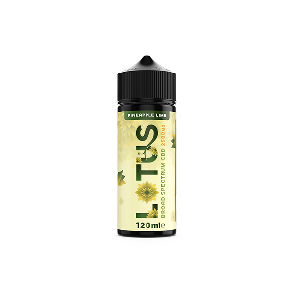 Lotus Leaf CBD 2500mg CBD Broad-Spectrum E-liquid 100ml (70VG/30PG)