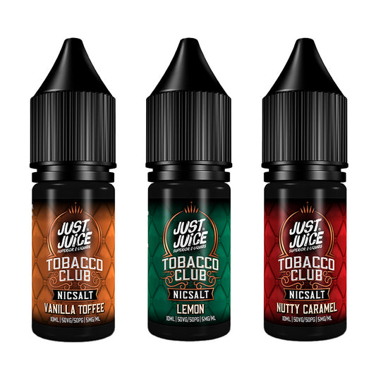 Just Juice TOBACCO CLUB 10ml Nic Salts - Vape Center