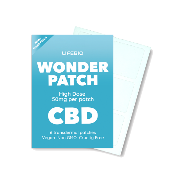 Lifebio 300mg CBD Wonderpatch Patches - 6 Patches - Vape Center