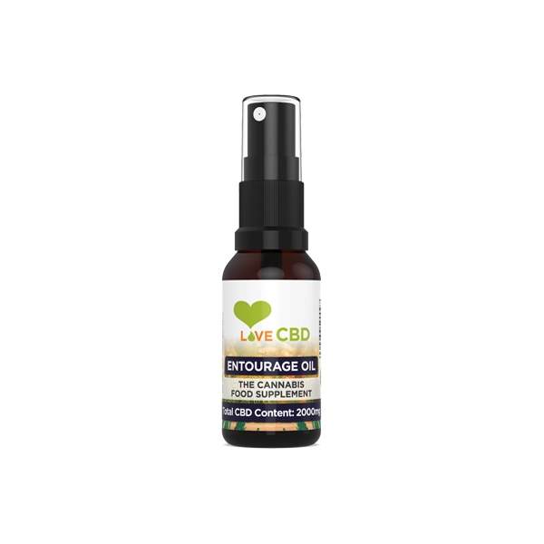 Love CBD 2000mg Entourage CBD Oil Spray - 20ml - Vape Center