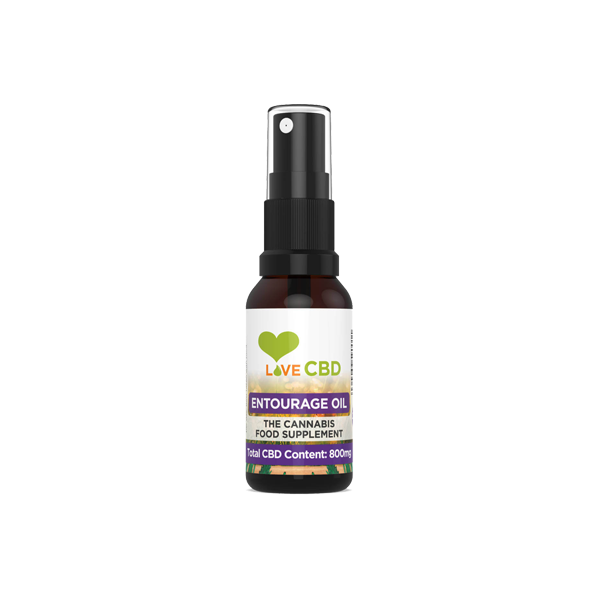 Love CBD 800mg Entourage CBD Oil Spray - 20ml - Vape Center