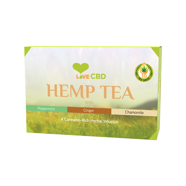 Love CBD Hemp Tea Bags - 10 Bags - Vape Center