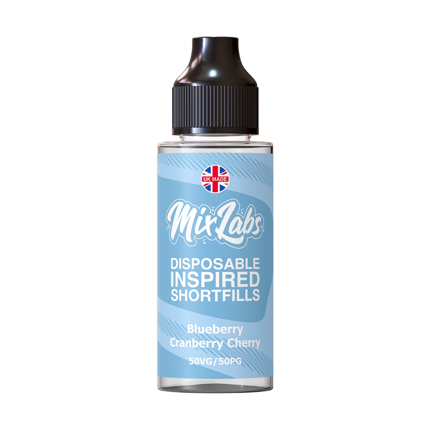 Mix Labs - 100ml Shortfill - Blueberry Cranberry Cherry - Vape Center