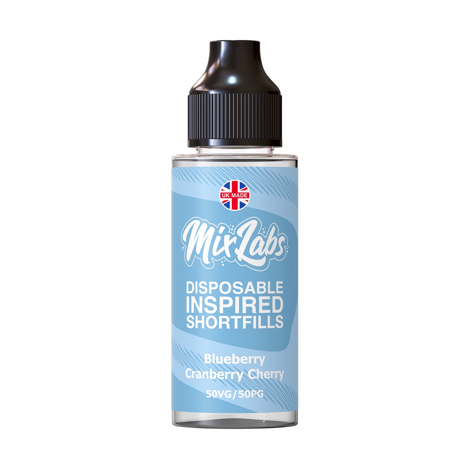 Mix Labs - 100ml Shortfill - Blueberry Cranberry Cherry - Vape Center