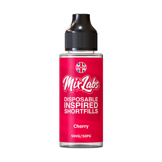 Mix Labs - 100ml Shortfill - Cherry - Vape Center