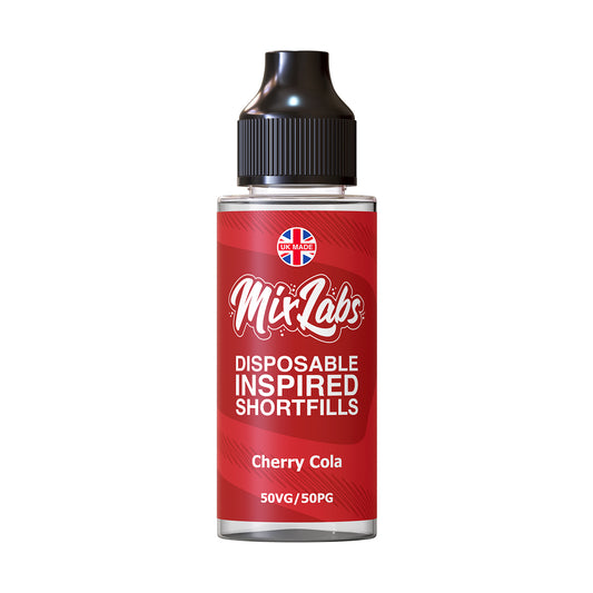 Mix Labs - 100ml Shortfill - Cherry Cola - Vape Center