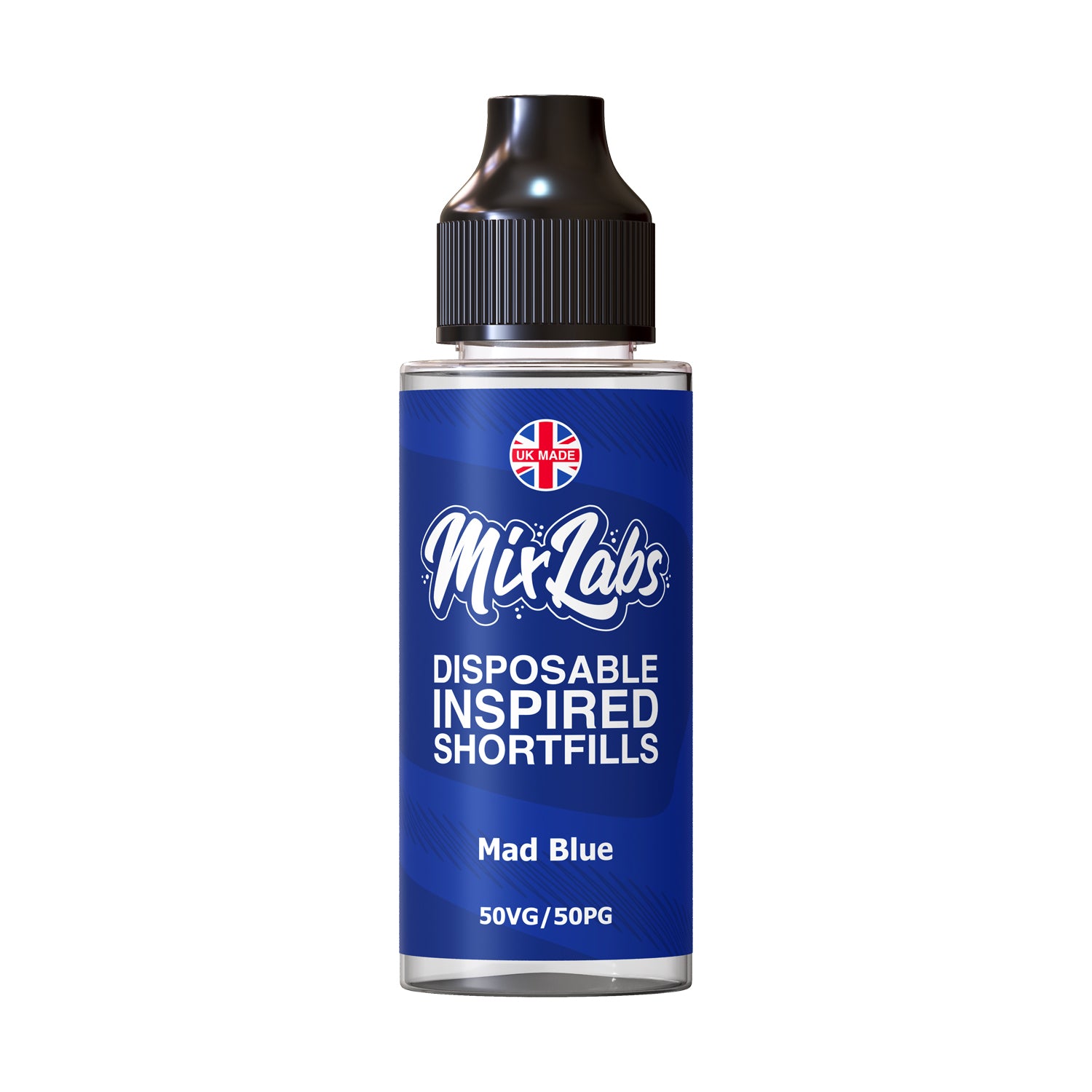 Mix Labs - 100ml Shortfill - Mad Blue - Vape Center