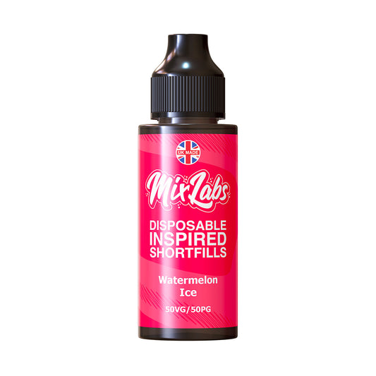 Mix Labs - 100ml Shortfill - Watermelon Ice - Vape Center