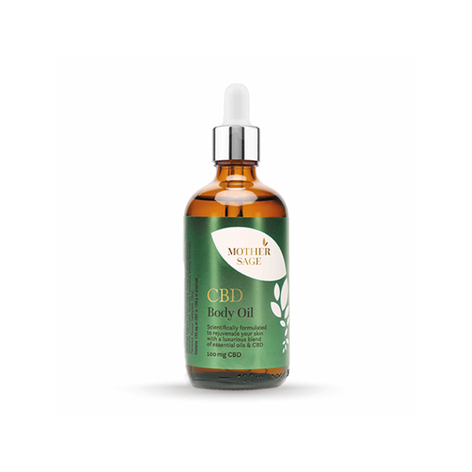 MotherSage 100mg CBD Body Oil - 100ml - Vape Center