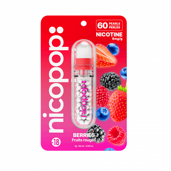 Nicopop 8mg Nicotine Pearls - 60 Pearls - Vape Center