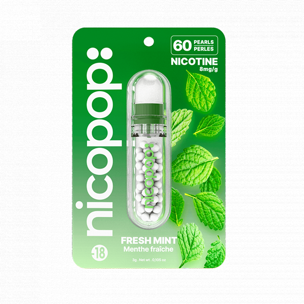 Nicopop 8mg Nicotine Pearls - 60 Pearls - Vape Center