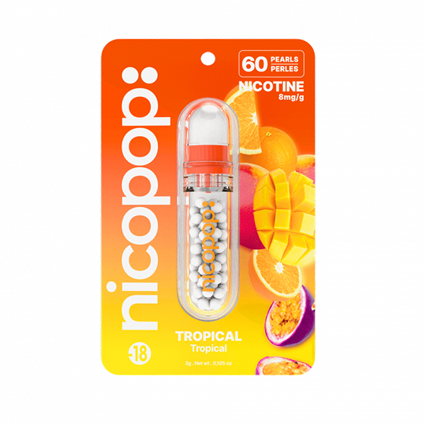 Nicopop 8mg Nicotine Pearls - 60 Pearls - Vape Center