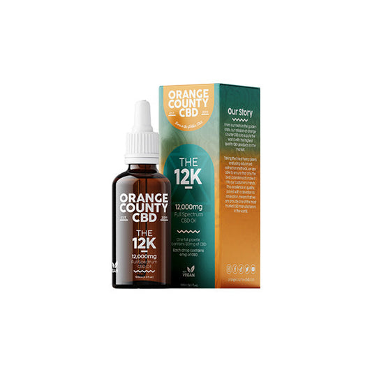 Orange County CBD 12000mg Full Spectrum CBD Oil - 100ml - Vape Center