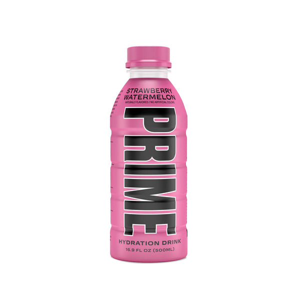 PRIME Hydration USA Strawberry Watermelon Sports Drink 500ml - Past Best Before Date - Vape Center