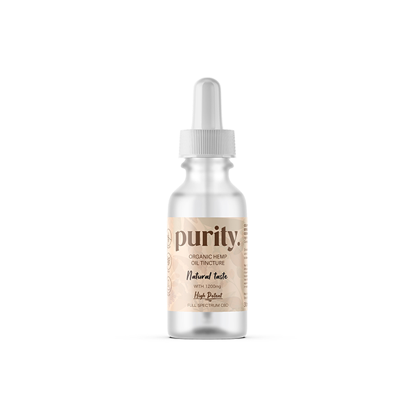 Purity 1200mg Full-Spectrum High Potency CBD Olive Oil 30ml - Vape Center