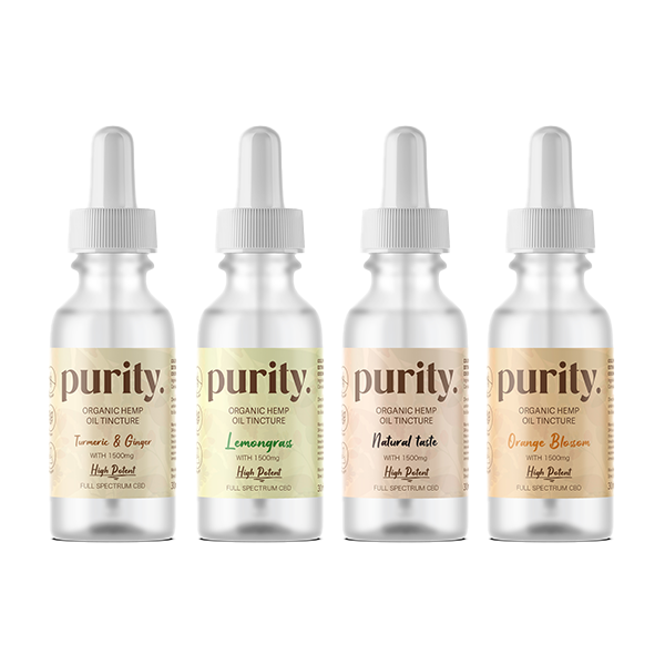 Purity 1500mg Full-Spectrum High Potency CBD Hemp Oil 30ml - Vape Center