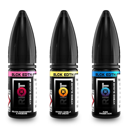 Riot BLCK EDTN 10ml Nic Salts - Vape Center