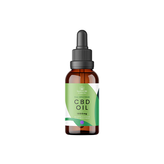 Supreme CBD 1000mg Full Spectrum CBD Tincture Oil - 30ml - Vape Center