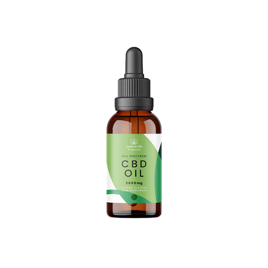 Supreme CBD 3000mg Full Spectrum CBD Tincture Oil - 30ml - Vape Center