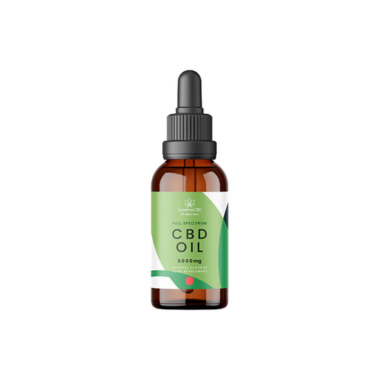 Supreme CBD 6000mg Full Spectrum CBD Tincture Oil - 30ml - Vape Center