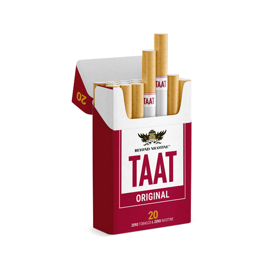 TAAT 500mg CBD Beyond Tobacco Original Smoking Sticks - Pack of 20 - Vape Center