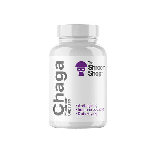 The Shroom Shop Chaga Mushroom 45000mg Capsules - 90 Caps - Vape Center