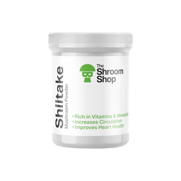 The Shroom Shop Shiitake Mushroom 90000mg Powder - Vape Center