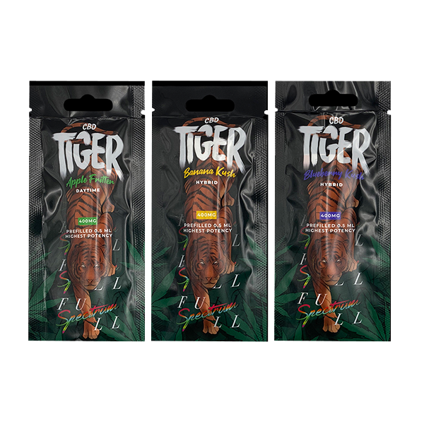 Tiger Vapes 400mg Full-Spectrum CBD Disposable Vape Device - Vape Center