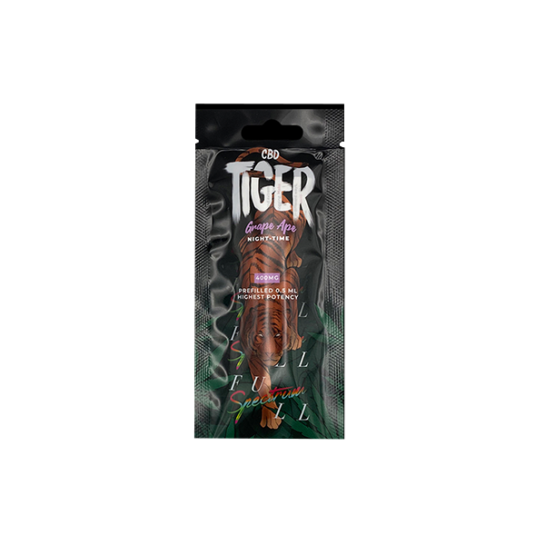 Tiger Vapes 400mg Full-Spectrum CBD Disposable Vape Device - Vape Center