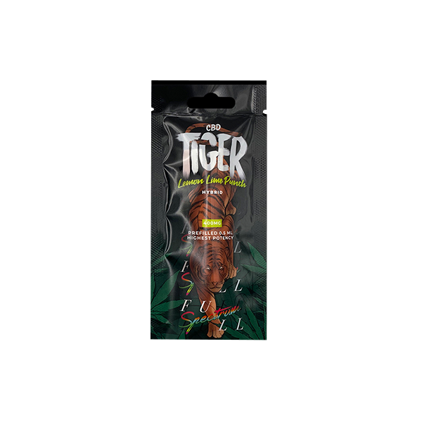 Tiger Vapes 400mg Full-Spectrum CBD Disposable Vape Device - Vape Center