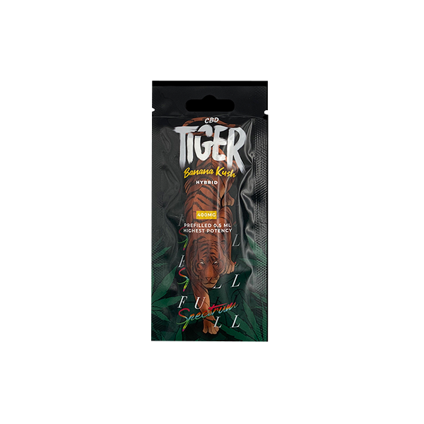 Tiger Vapes 400mg Full-Spectrum CBD Disposable Vape Device - Vape Center