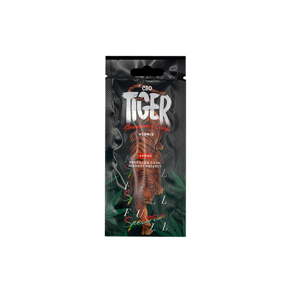 Tiger Vapes 400mg Full-Spectrum CBD Disposable Vape Device - Vape Center