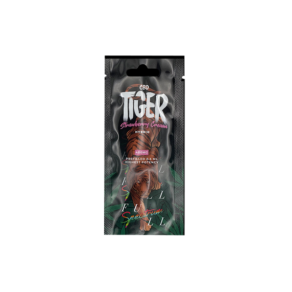 Tiger Vapes 400mg Full-Spectrum CBD Disposable Vape Device - Vape Center