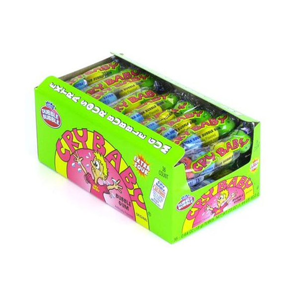 USA Cry Baby Bubble Gum 36 Pack - 653g - Vape Center