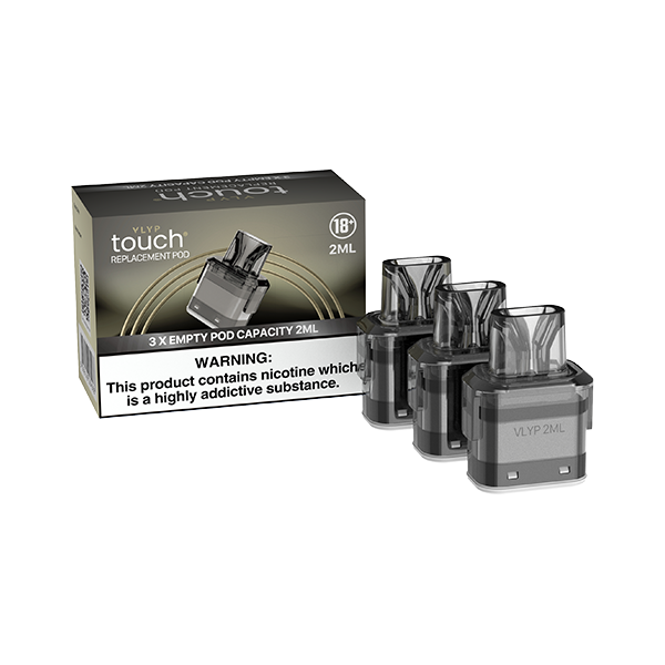 VLYP touch Empty Replacement Pods Pack Of 3 - 2ml - Vape Center