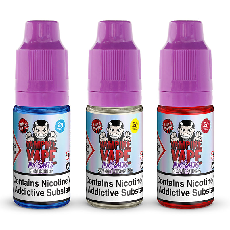 Vampire Vape NIC SALTS 10ml - Vape Center