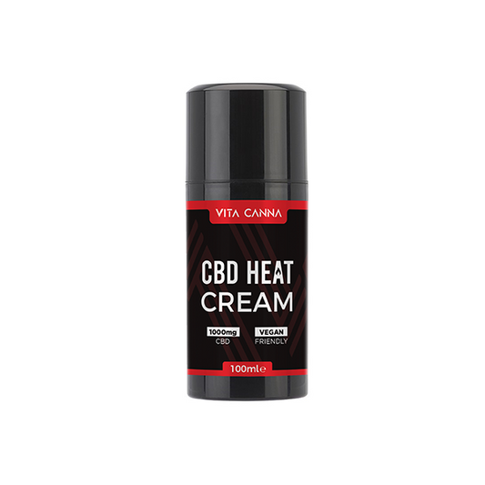 Vita Canna 1000mg CBD Heating Cream 100ml - Vape Center