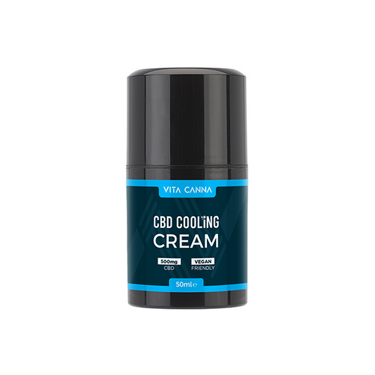 Vita Canna 500mg CBD Cooling Cream 50ml - Vape Center