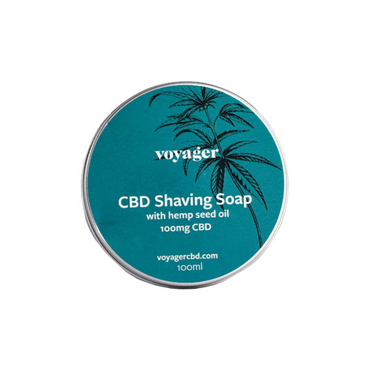 Voyager 100mg CBD Shaving Soap - 100ml - Vape Center