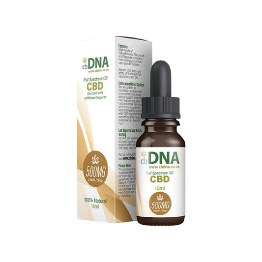 cbDNA 500mg Full Spectrum CBD Oil - 10ml - Vape Center