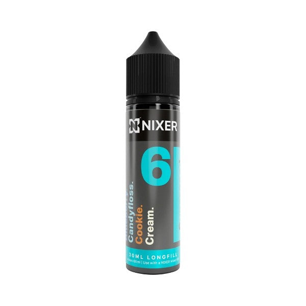 Nixer X Supergood - 30ml - Blueberry Candyfloss Cookie Cream - Longfill