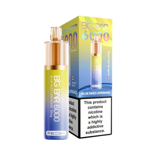 Feoba Big Bar 6000 Rechargeable Pod - Blue Razz Lemonade [20MG]